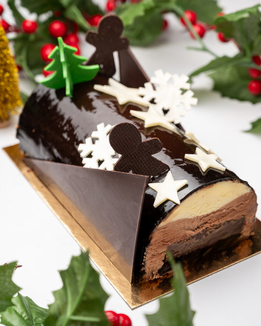 Christmas Special: Chocolate Bûche (Gluten-free and Nut-free!)