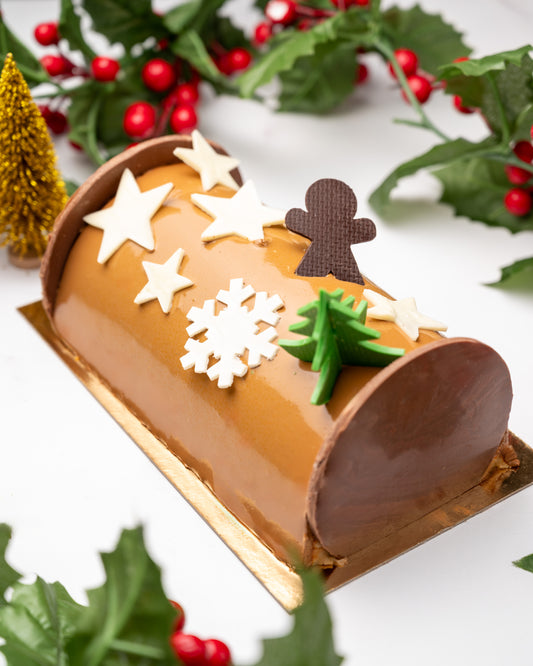 Christmas Special: Apple/Caramel Bûche (Gluten-free!)