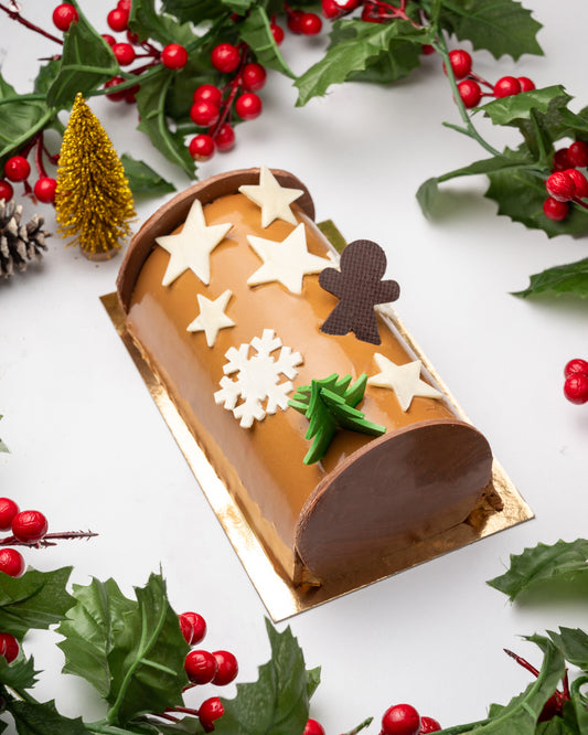 Christmas Special: Apple/Caramel Bûche (Gluten-free!)