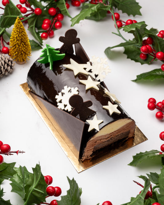 Christmas Special: Chocolate Bûche (Gluten-free and Nut-free!)